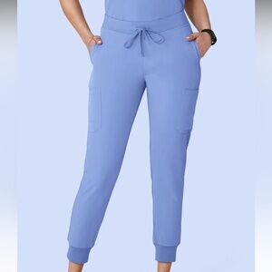 mandala jogger scrub pants